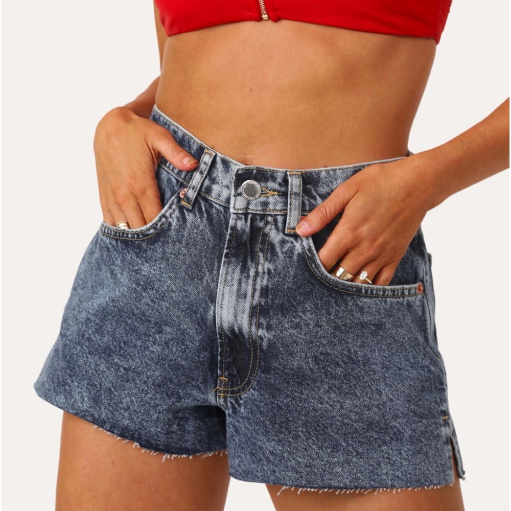Denim shorts